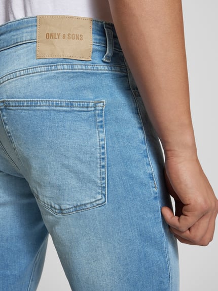 ONLY & SONS Regular Fit Jeans im 5-Pocket-Design Modell 'WEFT' Hellblau 3