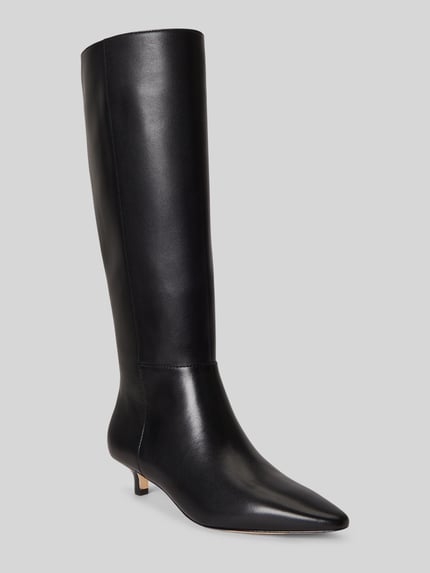 Lauren Ralph Lauren Stiefel aus echtem Leder mit Logo-Detail Black 1