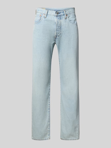 Levi's® Wide Leg Fit Jeans Modell '501®' Hellblau 2