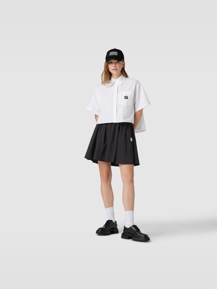 Kenzo minirok met elastische band Zwart - 1
