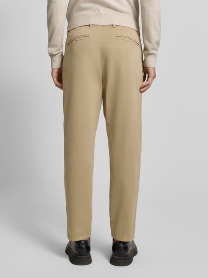 Casual Friday Tapered Fit Chino mit Gesäßtaschen Hellbraun 5