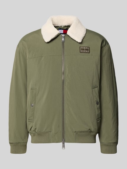 Regular Fit Bomberjacke mit abnehmbarem Teddy-Kragen Shop The Look MANNEQUINE