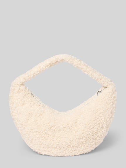 CK Calvin Klein Henkeltasche aus Teddyfell Offwhite 2
