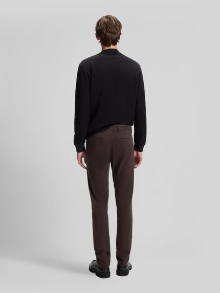 BOSS Orange Slim Fit Chino aus Baumwoll-Mix Modell 'Chino Slim' Dunkelbraun 5