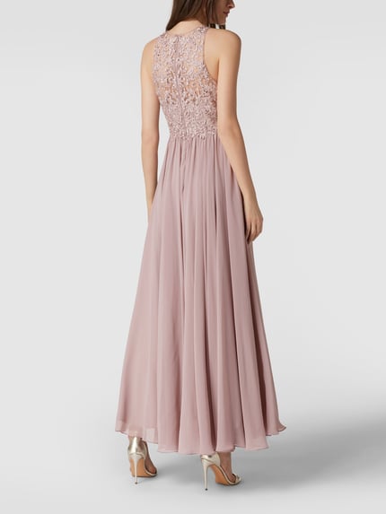 Laona Abendkleid mit Strassteinen Mauve 5