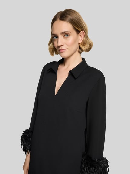 Betty Barclay Abendkleid mit Fransenärmeln Black 3