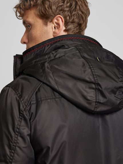 Wellensteyn Regular Fit Jacke im Bomber-Look Modell 'CICERO WINTER' Black 6
