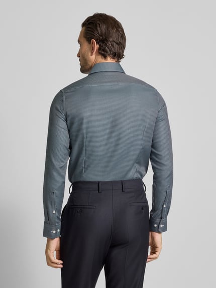 Seidensticker Slim Fit Business-Hemd mit Kentkragen Gruen 5