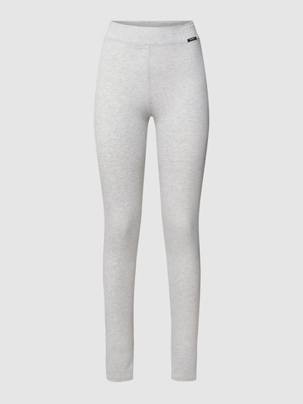 SKINY Legging met labeldetail Lichtgrijs gemêleerd - 2