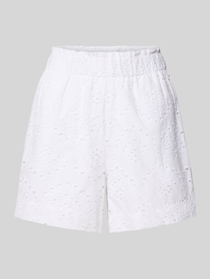 PIECES Regular fit korte broek van puur katoen, model 'VILDE‘ Wit - 2