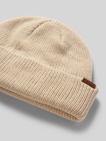 Columbia Beanie mit Label-Detail Kitt 2