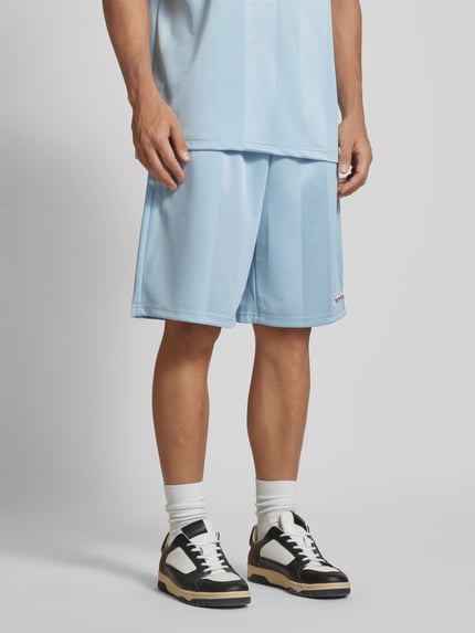 Karl Kani Shorts mit Streifenmuster Hellblau 4