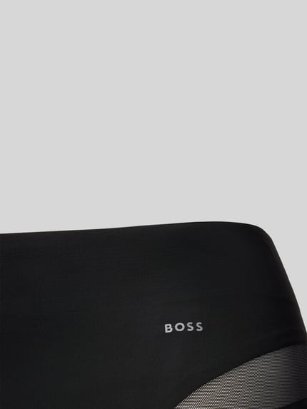 BOSS String mit Label-Detail Black 2