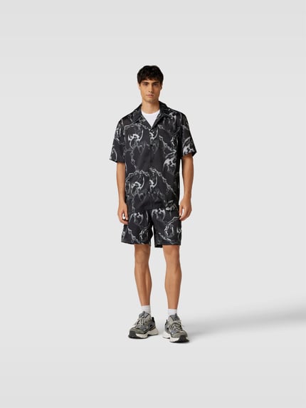 HAN Kjobenhavn Short met all-over print Zilver - 1