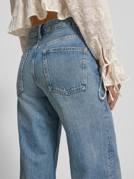 MANGO Loose Fit Jeans im 5-Pocket-Design Modell 'MIAMI' Jeansblau 3