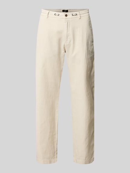 CINQUE Hose aus Leinen-Baumwoll-Mix mit Tunnelzug Beige 2