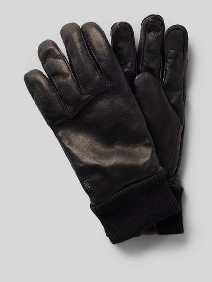 Hestra Handschoenen van puur leer model 'Fredrik' BLACK - 1