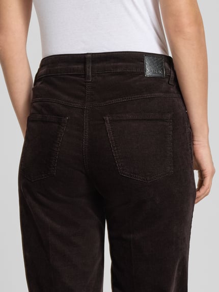 MAC Cordhose mit 5-Pocket-Design Dunkelbraun 3