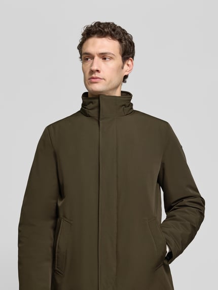 Geox Parka mit Kapuze und Eingrifftaschen Oliv 3