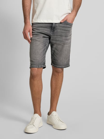 Tom Tailor Regular fit bermuda van katoenmix, model 'JOSH' Middengrijs - 4