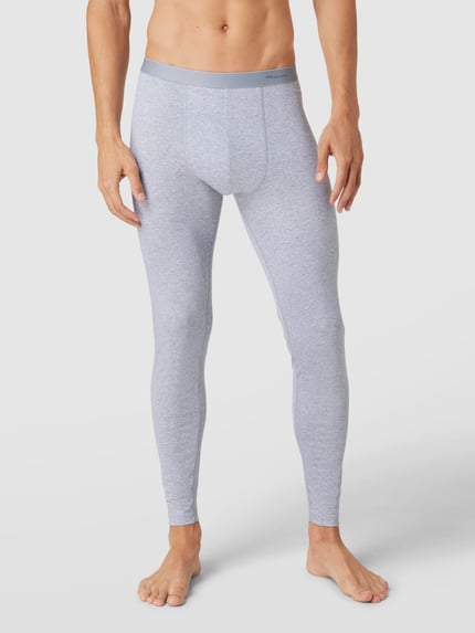 Mey Long Johns aus Baumwolle mit elastischem Bund Mittelgrau Melange 1