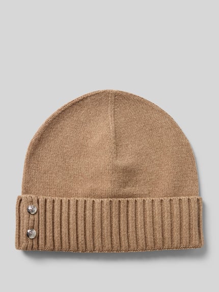 Lauren Ralph Lauren Beanie met labeldetail Camel - 1