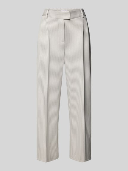 Rich & Royal Stoffhose mit Gesäßtaschen und Bügelfalte Weiss 2