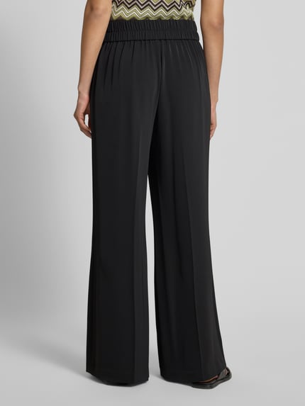 COMMA Stoffen broek met elastische band Zwart - 5