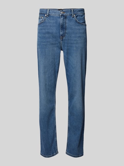 Tommy Hilfiger Jeansy o kroju regular fit z 5 kieszeniami model ‘HARLEM’ Jeansowy niebieski 2