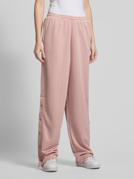 HUGO Blue Sweatpants met elastische band, model ‘Nicole’ Lichtroze - 4