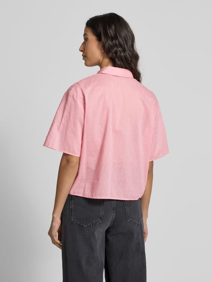 Jake*s Casual Boxy Fit Bluse mit 1/2-Arm Fuchsia 5