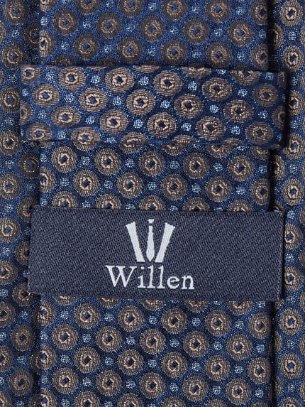 Willen Krawatte aus Seide (7 cm) Taupe 2