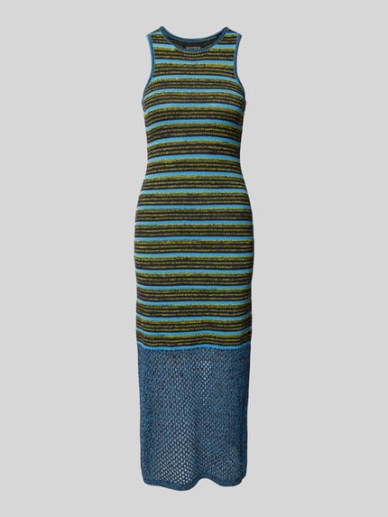 Scotch & Soda Strickkleid mit Rundhalsausschnitt Blau 2