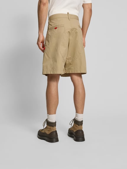 Dsquared2 Szorty cargo o luźnym kroju z naszywką z logo Beżowy 5