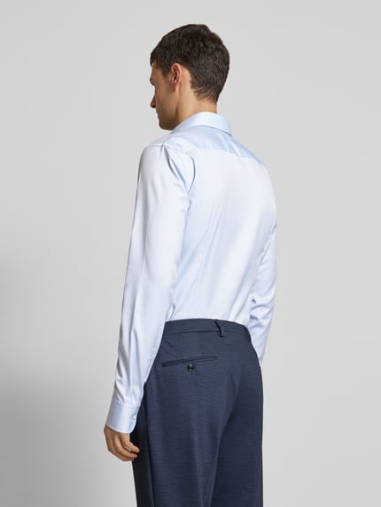 BOSS Slim Fit Businesshemd mit extra langem Arm Bleu 5