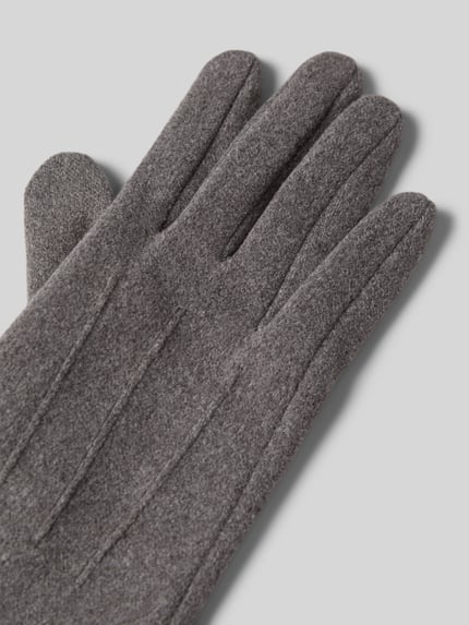 EEM Handschuhe mit Teilungsnähten Hellgrau Melange 3