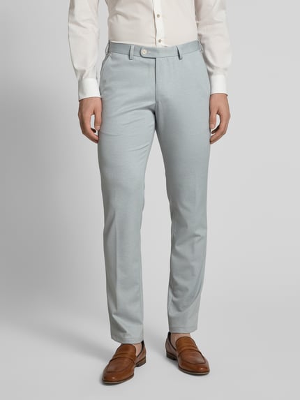 DIGEL Slim Fit Anzughose mit Eingrifftaschen Modell 'Sergio' Hellgruen 4