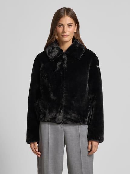 Frieda & Freddies Jacke aus Kunstfell Modell 'XAVI' Black 4