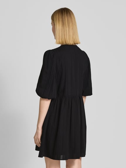 Jake*s Casual Minikleid mit Schnürverschluss Black 5