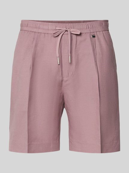 Shorts aus Leinen-Viskose-Mix Modell 'NEIL' Shop The Look MANNEQUINE