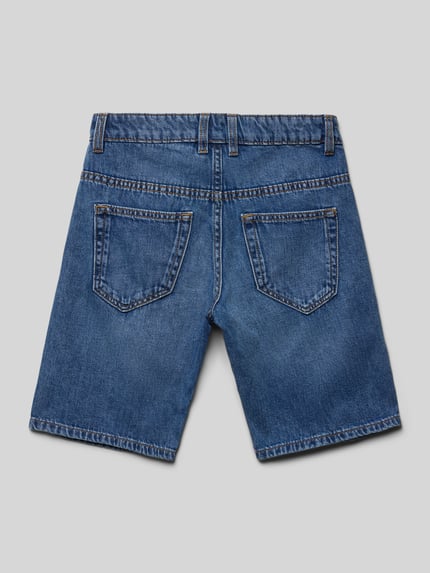 Tom Tailor Regular fit korte jeans van puur katoen Blauw - 3