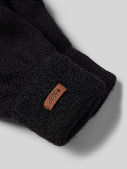 Barts Handschuhe mit Label-Detail Modell 'HAAKON' Black 2