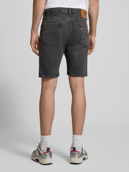 Levi's® Wide Fit Jeansshorts aus Baumwoll-Mix Modell '501® Original' Anthrazit 5