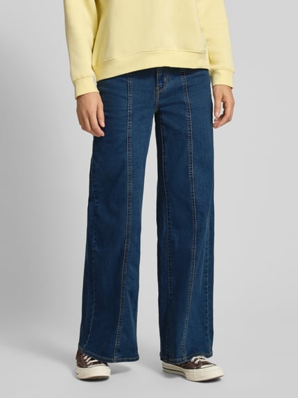 Levi's® 300 Wide Leg Jeans aus Baumwoll-Mix Modell '318' Blau 4