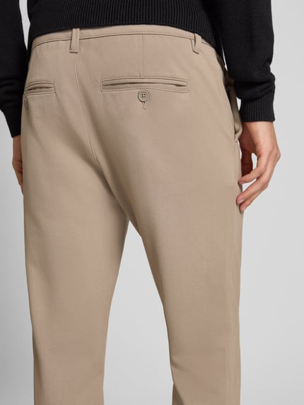 ONLY & SONS Slim Fit Chino aus Viskose-Mix Modell 'MARK' Beige 3