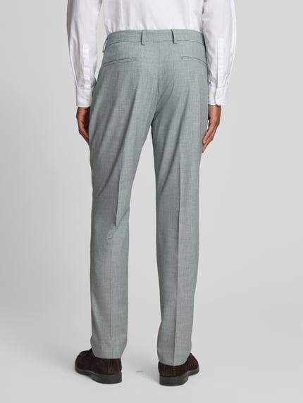 s.Oliver BLACK LABEL pantalon regular fit met viscose Lichtgroen - 5