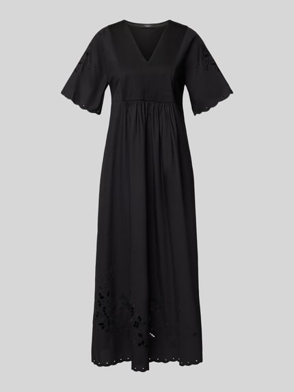 Weekend Max Mara Fließendes Freizeitkleid aus reiner Baumwolle Modell 'TARTUFO' Black 2