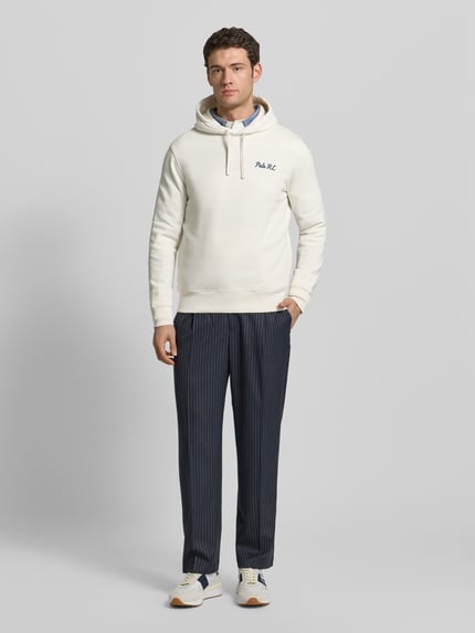 Polo Ralph Lauren Regular Fit Hoodie aus Baumwoll-Mix Offwhite 1