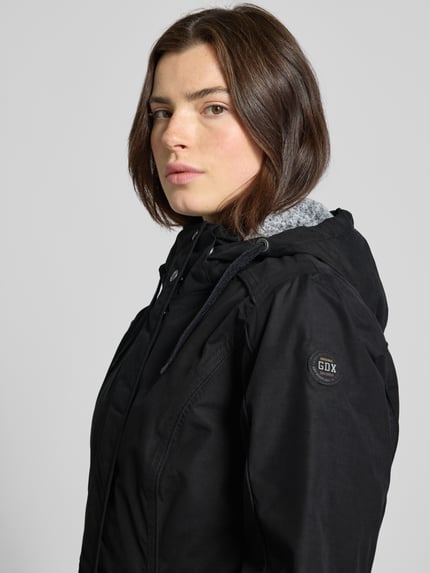G.I.G.A. DX Regular Fit Parkamantel mit verdecktem Reißverschluss Marine 3
