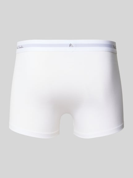 Paul Smith Trunks mit elastischem Logo-Bund im 3er-Pack Weiss 3